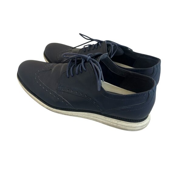 Cole Haan Original Grand Shortwing Oxford Dress Shoes Navy Lace-Up Size 11 Men\'s main image 11